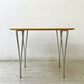 フリッツハンセン Fritz Hansen Bテーブル スーパー円テーブル ダイニングテーブル ビーチ材 ピート・ハイン ブルーノ・マットソン アルネ・ヤコブセン デンマーク 北欧家具 廃番希少 ●