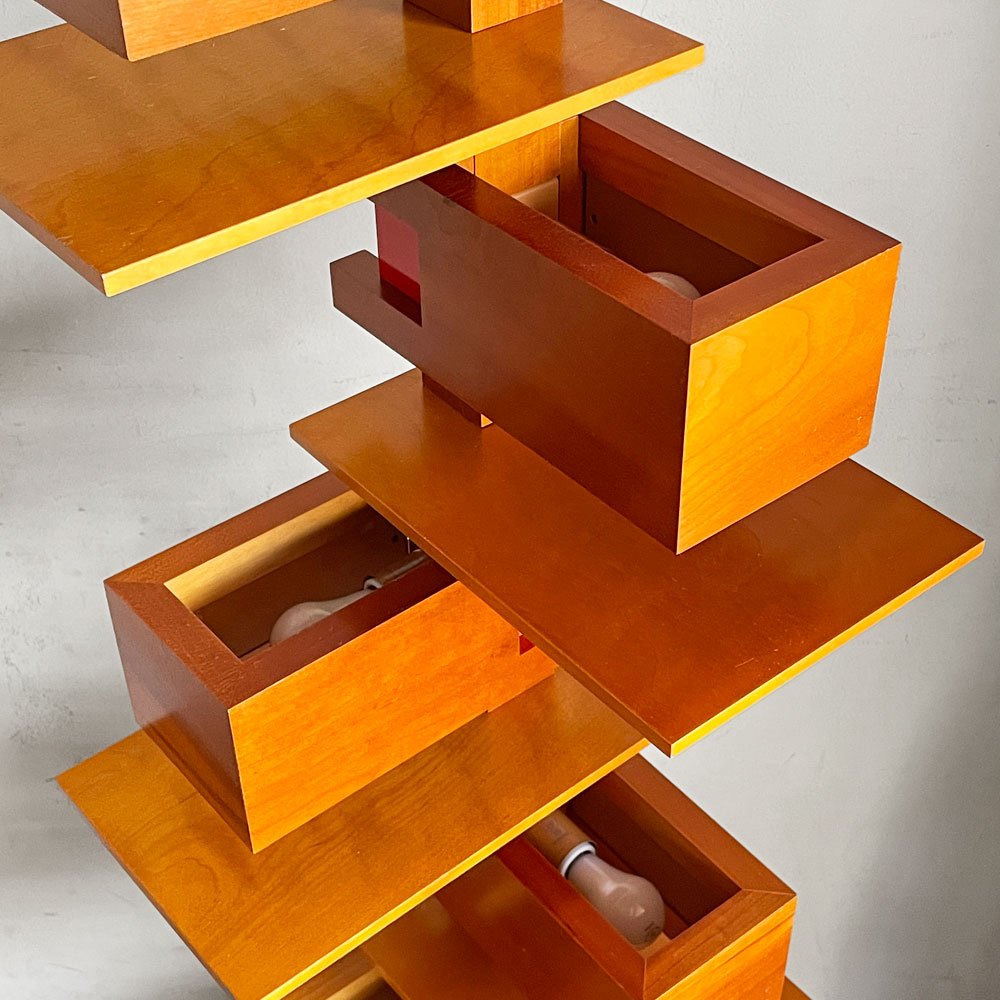 フランク・ロイド・ライト FRANK LLOYD WRIGHT タリアセン2 TALIESIN 2 フロアライト チェリー 10灯 2010年製 フロアランプ ヤマギワ取扱 定価￥407,000- ■