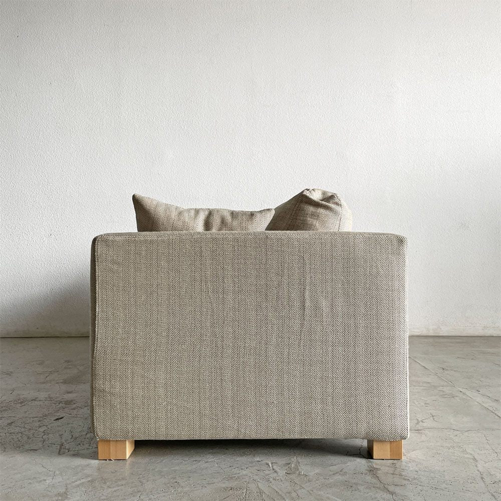 ワイスワイス WISE WISE パル PAL GC-102 2人掛けソファ W180cm カバーリングファブリック ヘリンボーン生地 カタログ価格￥294,000-以上 〓