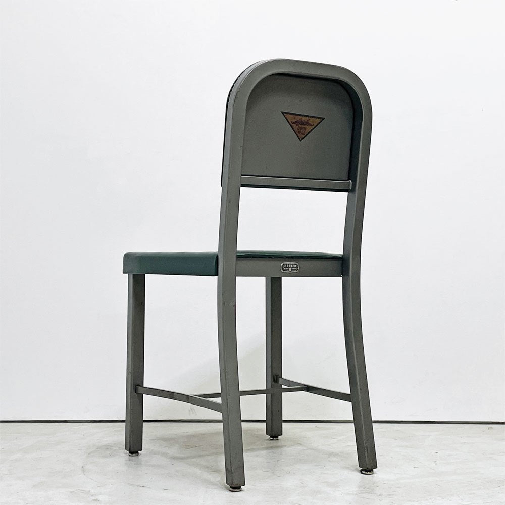 ハータースチールチェア HARTER STEEL CHAIR メタルチェア ダイニングチェア USビンテージ インダストリアルデザイン ミッドセンチュリー 米国 ●