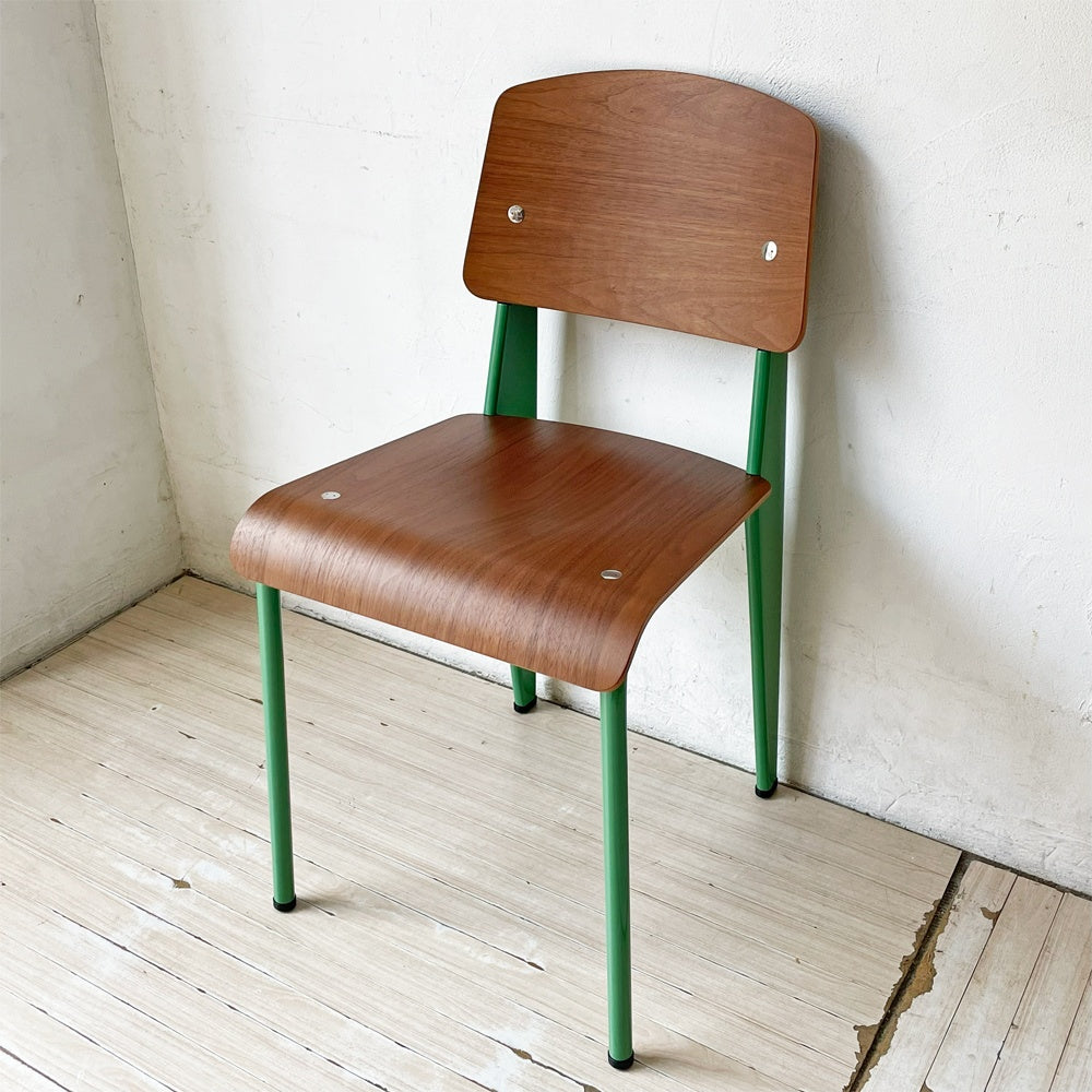 ヴィトラ vitra スタンダードチェア Standard chair ウォールナット×ブレヴェール ジャン・プルーヴェ Jean Prouve 箱付き 新品未使用 ★