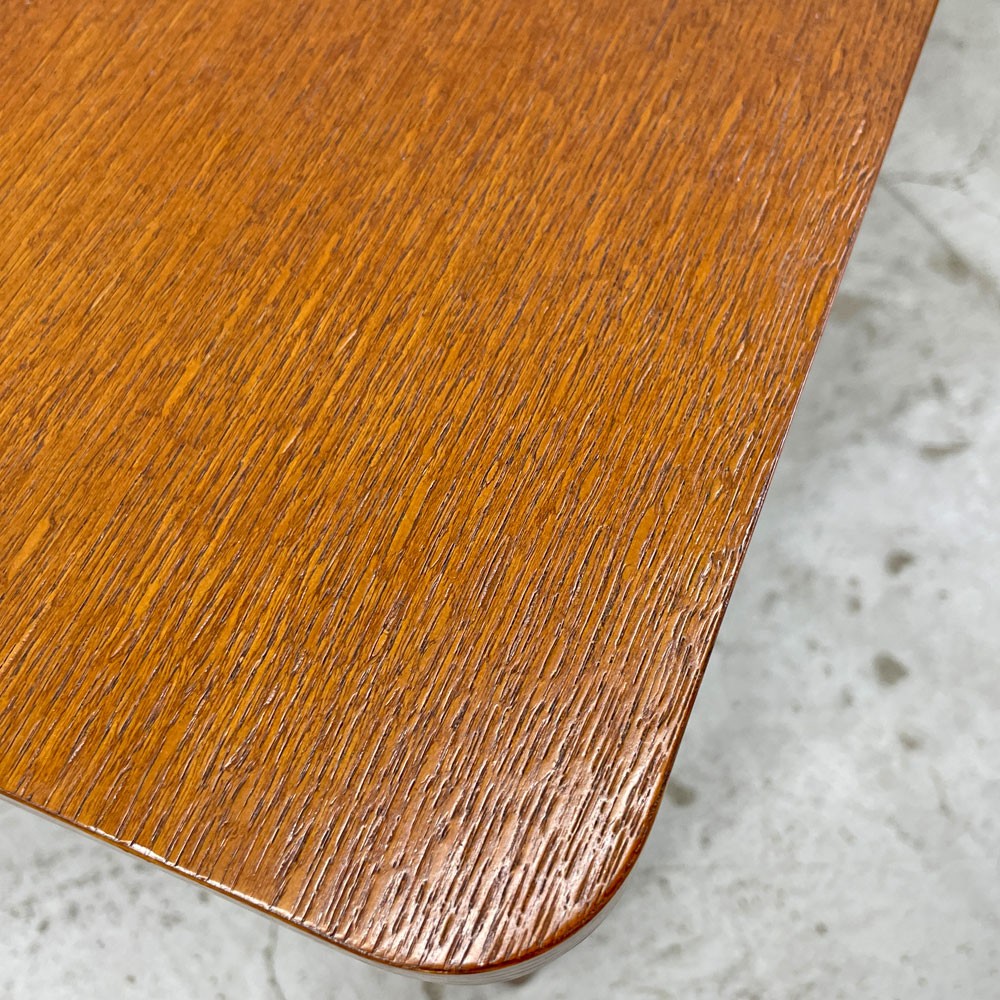 パシフィックファニチャーサービス P.F.S. ローテーブル DH TEA TABLE Sサイズ ナラ材 ダークブラウン 定価52,800円 美品 〓