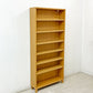 無印良品 MUJI オーク材 薄型ラック ワイド大 W80×D22×H175.5cm 6段 本棚 ブックシェルフ 廃番 ●