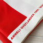 マリメッコ marimekko マンゴリア MANGOLIA 生地 ファブリック 232x142cm レッド アンネリ・クヴェフランデル Annli Qveflander ビンテージファブリック ★