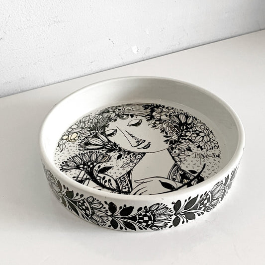 ニモール NYMOLLE リムボウル プレート トレイディッシュ Φ15.5cm ビョルン・ウィンブラッド Bjorn Wiinblad デンマーク 北欧雑貨 ビンテージ ■