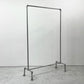 キークランプ KeeKlamp 単管 ハンガーラック パイプ シルバー H182cm インダストリアルデザイン 店舗什器 A ●