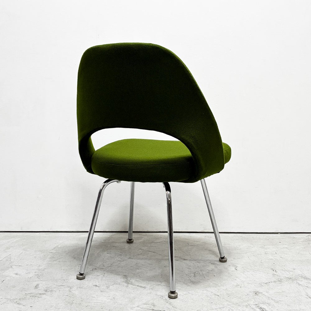 ノル Knoll サーリネンコレクション 72 サイドチェア ダイニングチェア アームレス メタルベース 座面張替え済み 参考定価￥287,100- ●
