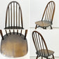 アーコール Ercol クエーカーチェア ダイニングチェア ハイバック オールドコロニアル ブラウン エルム材 × ビーチ材 UKビンテージ 英国家具 B ●