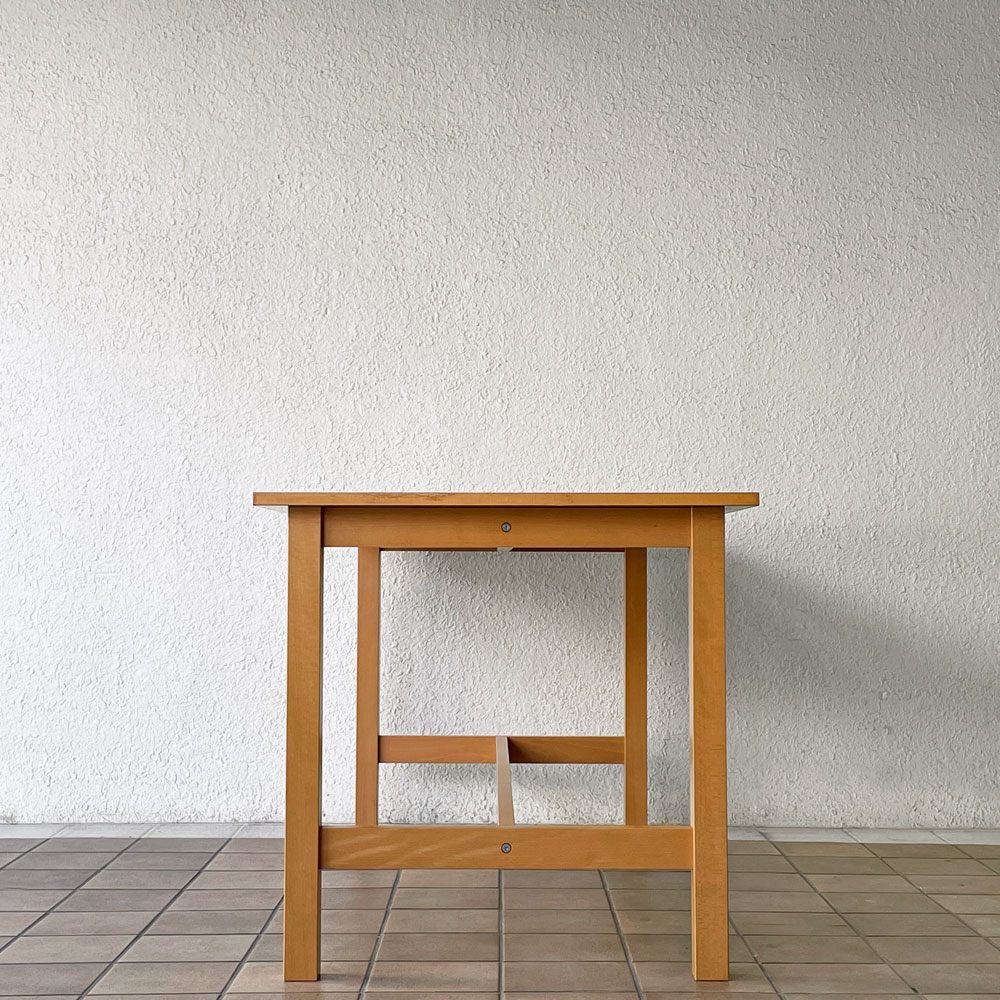 無印良品 MUJI ファイバーラミネート ワーキングテーブル W150cm アトリエテーブル 廃番  ◇