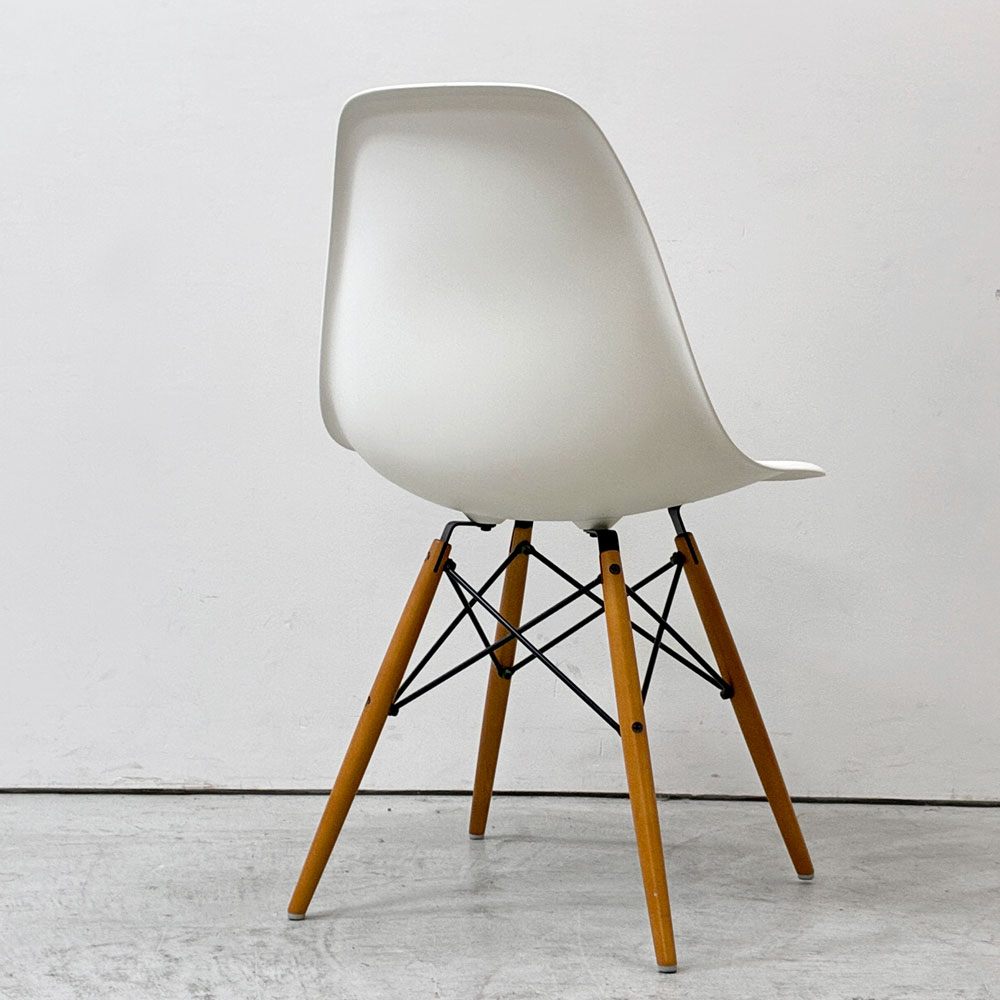 ヴィトラ vitra サイドシェルチェア ポリプロピレン製 ホワイト ドゥエルレッグ DSW C&R イームズ ミッドセンチュリー ●