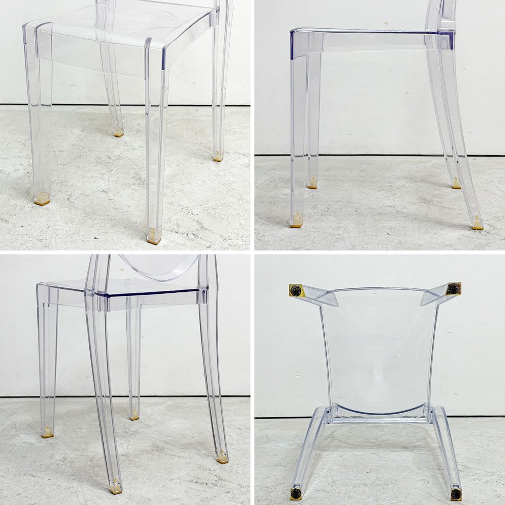 カルテル Kartell ビクトリア ゴースト Victoria Ghost クリスタル ダイニングチェア フィリップ・スタルク Philippe Starck イタリアモダン A ●