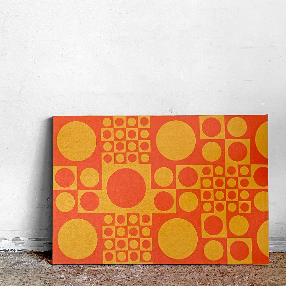 イノベーション INNOVATION ジオメトリ Geometri ファブリックパネル  73x50.5 ヴェルナー・パントン Verner Panton ミッドセンチュリー スペースエイジ ■