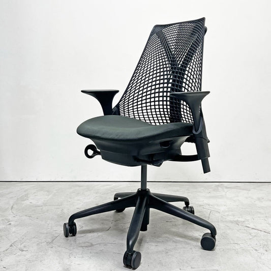 ハーマンミラー Herman Miller セイルチェア SAYL Chair デスクチェア 旧モデル イヴ・ベアール ブラック 2016年製 モダンデザイン ●