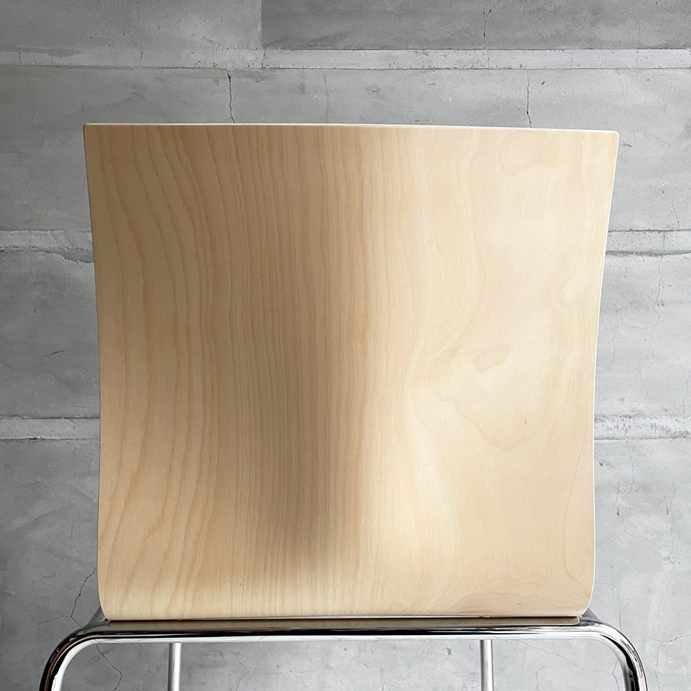 エンゲルブレヒト Engelbrechts チャリックチェア CHAIRIK Chair 101 ダイニングチェア スタッキング 4本脚 バーチ プライウッド スチール デンマーク 未使用品 定価63,800円 ♪