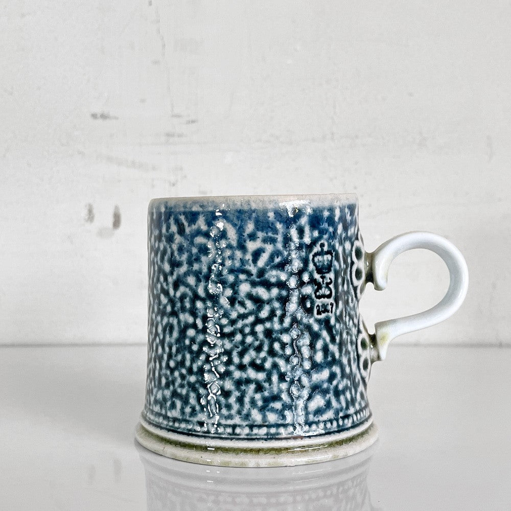 スティーブ・ハリソン Steve Harrison マグカップ ブルー系 ソルトグレーズ ARTS&SCIENCE取扱 2007年 希少 現代作家 ■