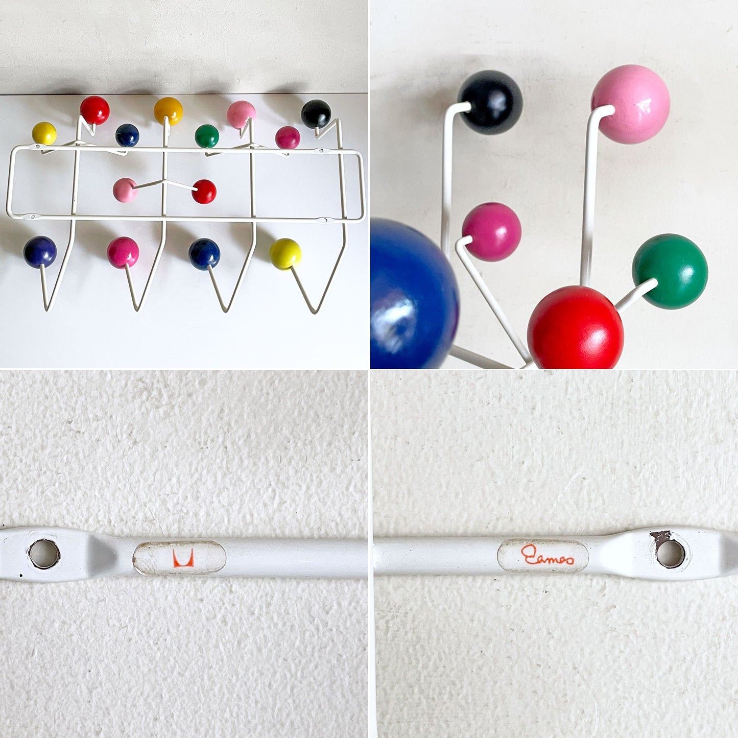 ハーマンミラー Herman Miller ハングイットオール Hang It All マルチカラー ウォールハンガー C&R イームズ ミッドセンチュリー ■