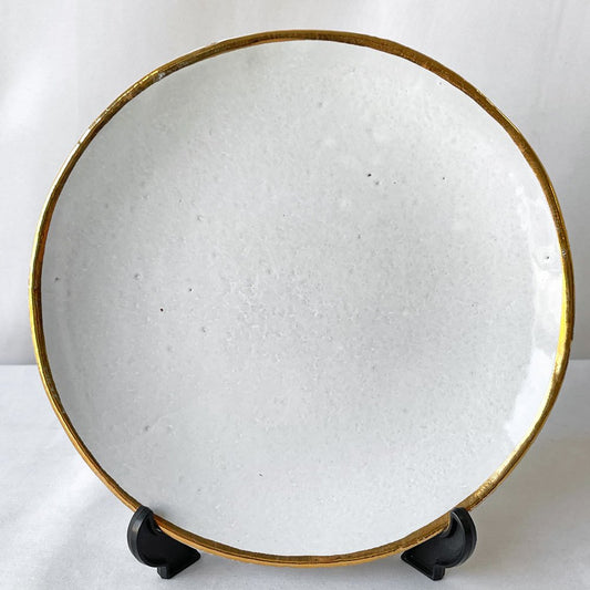 アスティエ・ド・ヴィラット Astier de Villatte クレジュス Cresus デザートプレート フランス Φ18cm B ◇