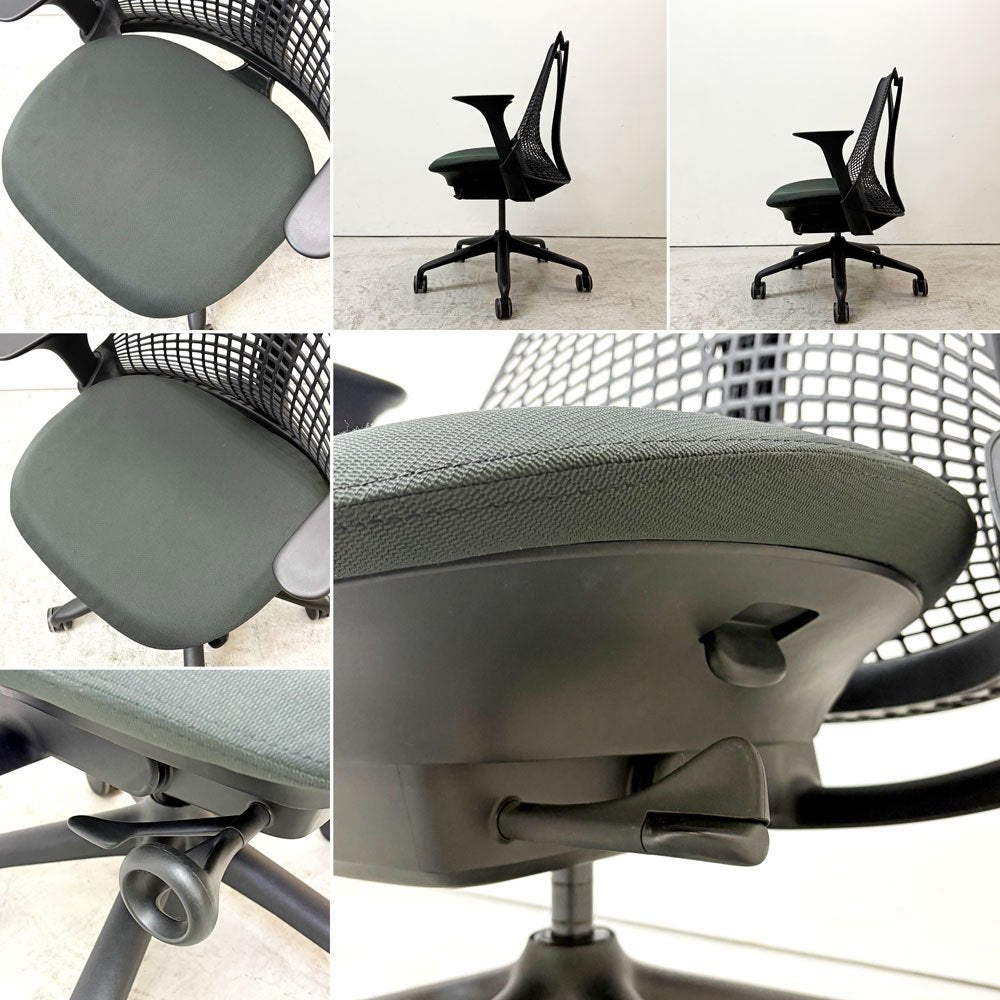 ハーマンミラー Herman Miller セイルチェア SAYL Chair デスクチェア ブラック 旧モデル イヴ・ベアール B ●