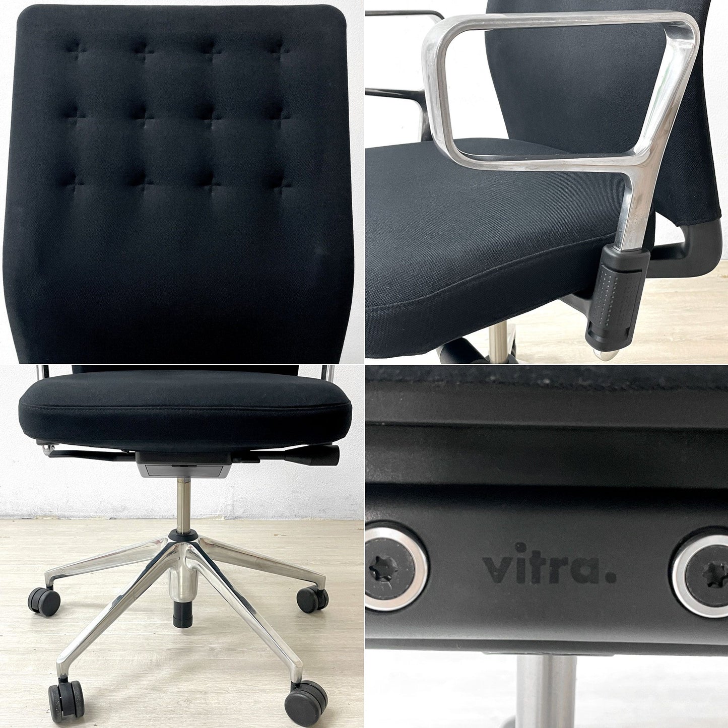 ヴィトラ vitra IDトリム ID Trim リングアーム オフィスチェア ハイバック アントニオ・チッテリオ 定価￥196,900- B ●