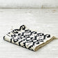 モロッカンラグ MOROCCAN RUG キリムラグ ホワイト＆ブラック 145×81cm 手織り絨毯 ラグ 幾何学模様 モロッコ ●