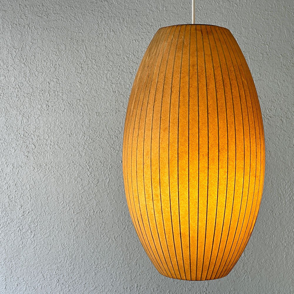 ハワードミラー Howard Miller バブルランプ Bubble Lamp シガー Cigar ペンダントライト H55cm ビンテージ ジョージネルソン 希少◇