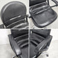 内田洋行 UCHIDA コアチェア CORE CHAIR デスクチェア オフィスチェア ブラックレザー キャスター付 説明書付 ●