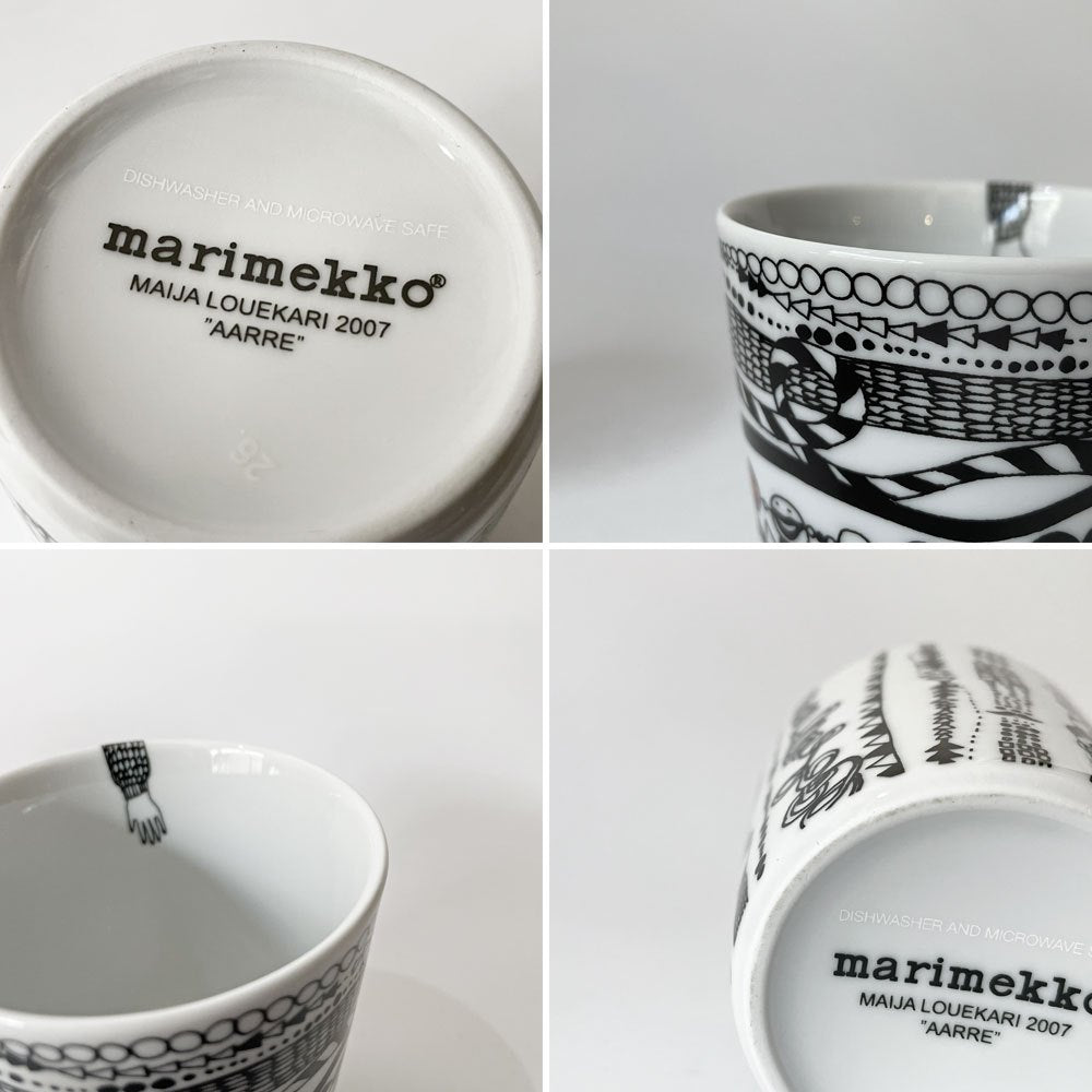 マリメッコ marimekko アアッレ AARRE ラテマグ セット マイヤ・ロウエカリ Maija Louekari フィンランド 北欧食器 ★