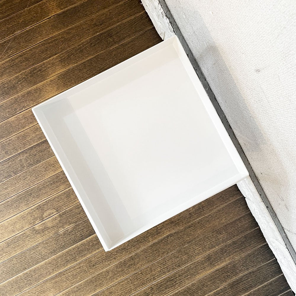 ヘイ HAY トレイテーブル Tray Table S サイドテーブル ホワイト スクエア W30cm デンマーク 北欧家具 定価￥38,500- ◎