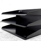 ビスレー BISLEY 3段 レターラック ブラック 書類棚 A4サイズ 横型 W38.5cm 壁掛け可 デスクアクセサリー 英国 ●
