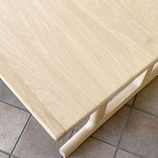 アクタス ACTUS スープ SOUP ダイニングテーブル オーク材 W150cm テーパー ミルク Tレッグ 廃番仕様 ◇