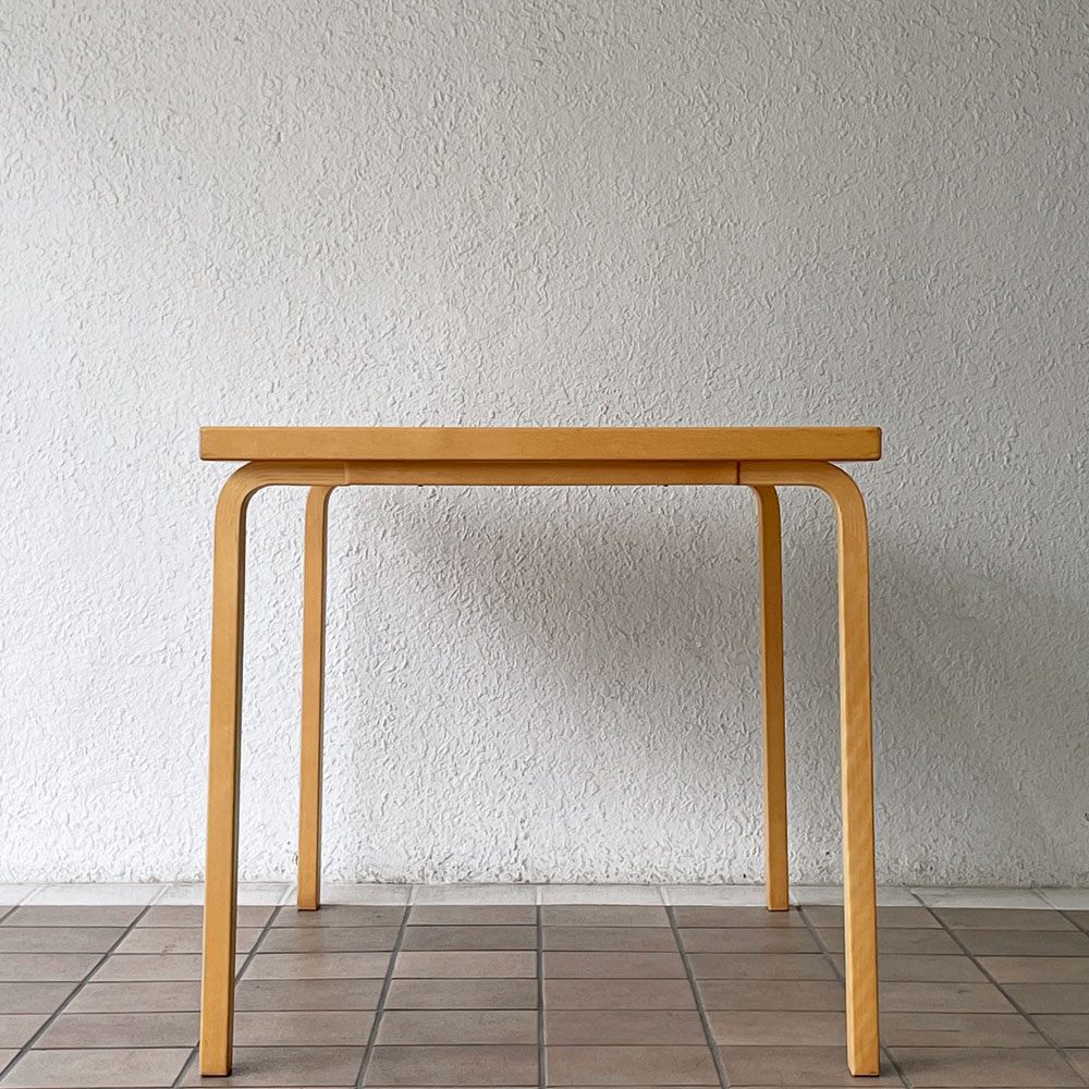 アルテック artek ダイニングテーブル 81B ナチュラルラッカー W120×D75cm アルヴァ・アアルト 北欧家具 フィンランド ◇
