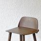 ムート Muuto ナード Nerd カウンターチェア ハイスツール David Geckeler デザイン オーク材 ステインドダークブラウン 北欧家具 ◇