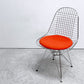 ヴィトラ vitra ワイヤーチェア Eames Wire Chair DKR5 エッフェルベース シートパッド付 レッドカラー C&R イームズ ミッドセンチュリー ●