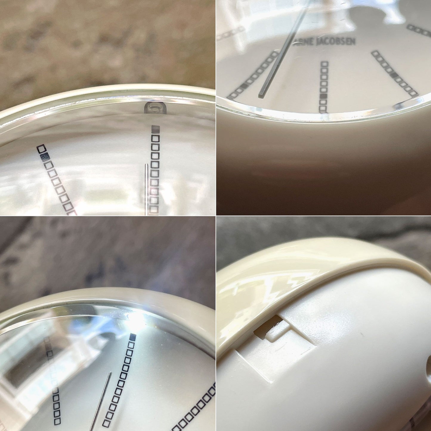 ローゼンダール ROSENDAHL バンカーズ テーブルクロック BANKERS Table Clock 置時計 ホワイト アルネ・ヤコブセン デンマーク ■