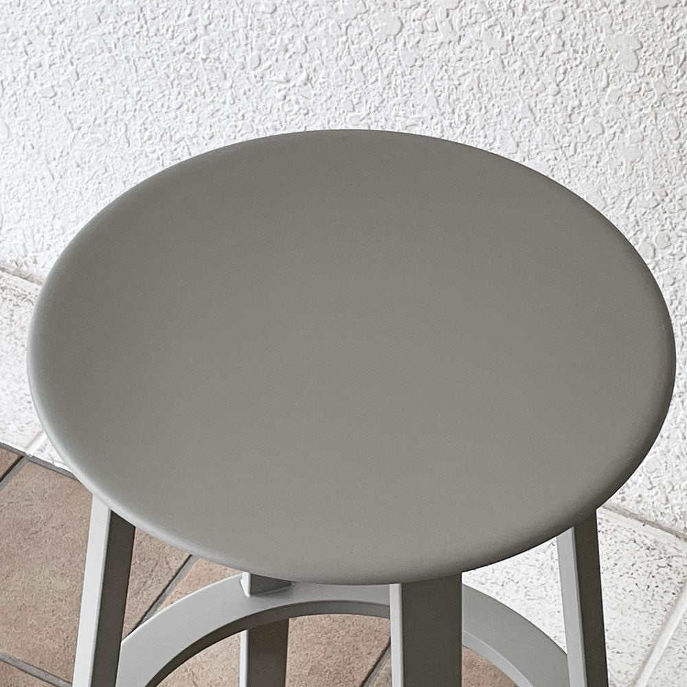 ヘイ HAY リボルバー バースツール ロー REVOLVER BAR STOOL LOW H65cm スカイグレー 回転式座面 レオン・ランズメイヤー デンマーク A ◇