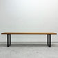 マスターウォール MASTERWAL ワイルドウッド WILDWOOD BENCH ベンチ W160cm ブラックチェリー無垢材 ブラックスチール脚 アカセ木工 参考定価￥121,000- ●