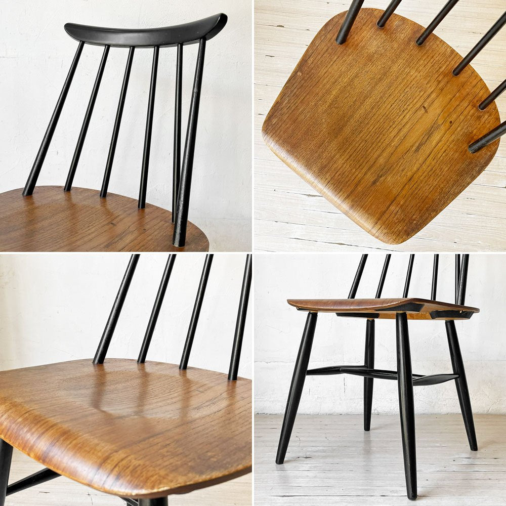 アスコ ASKO ファネットチェア Fanett chair イルマリ・タピオヴァーラ ダイニングチェア チーク材 50～60年代 フィンランド製 北欧ビンテージ 名作 ★