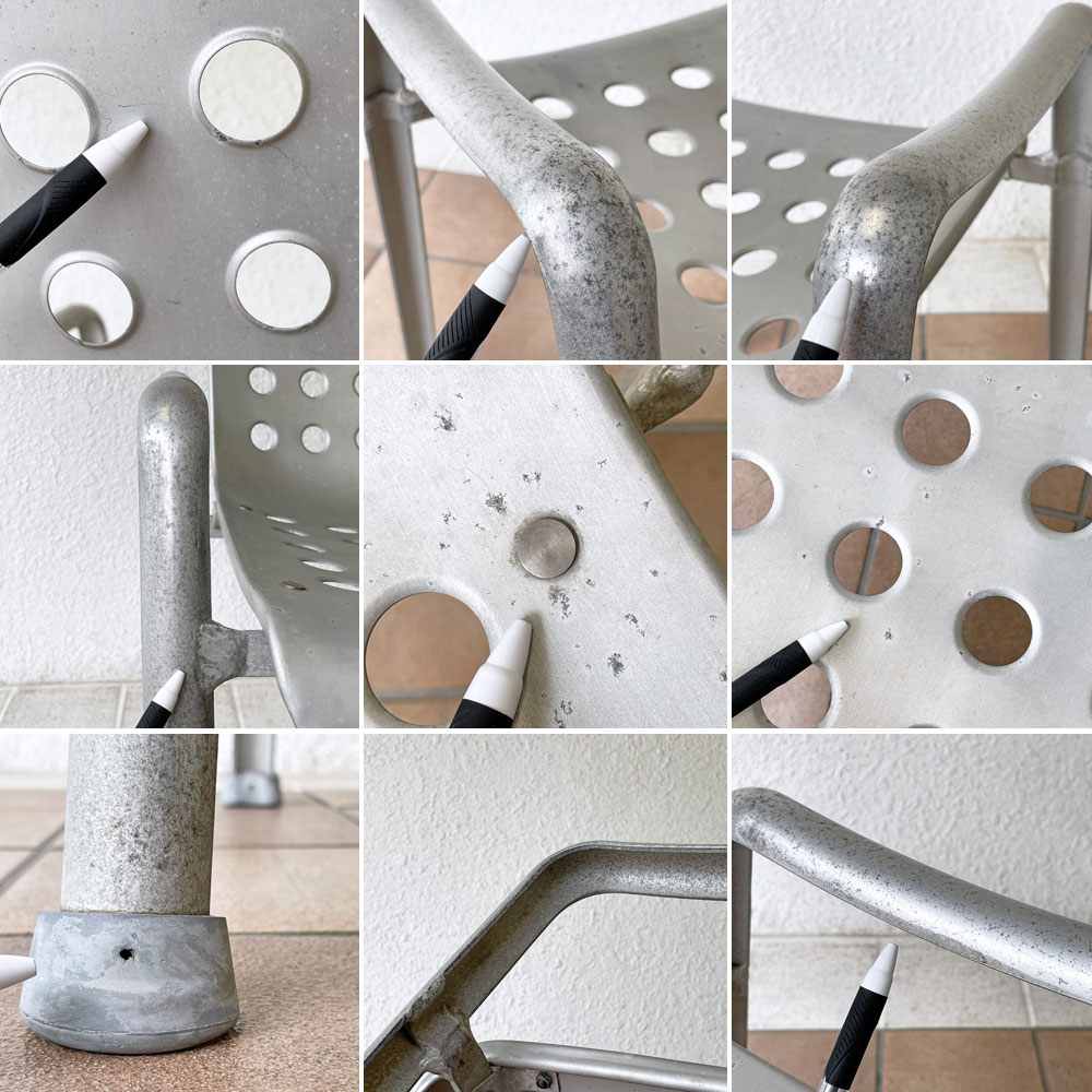MEWA ビンテージ Vintage ランディチェア Landi Chair アルミニウム ハンス・コレー Hans Coray スイス 希少 ◇
