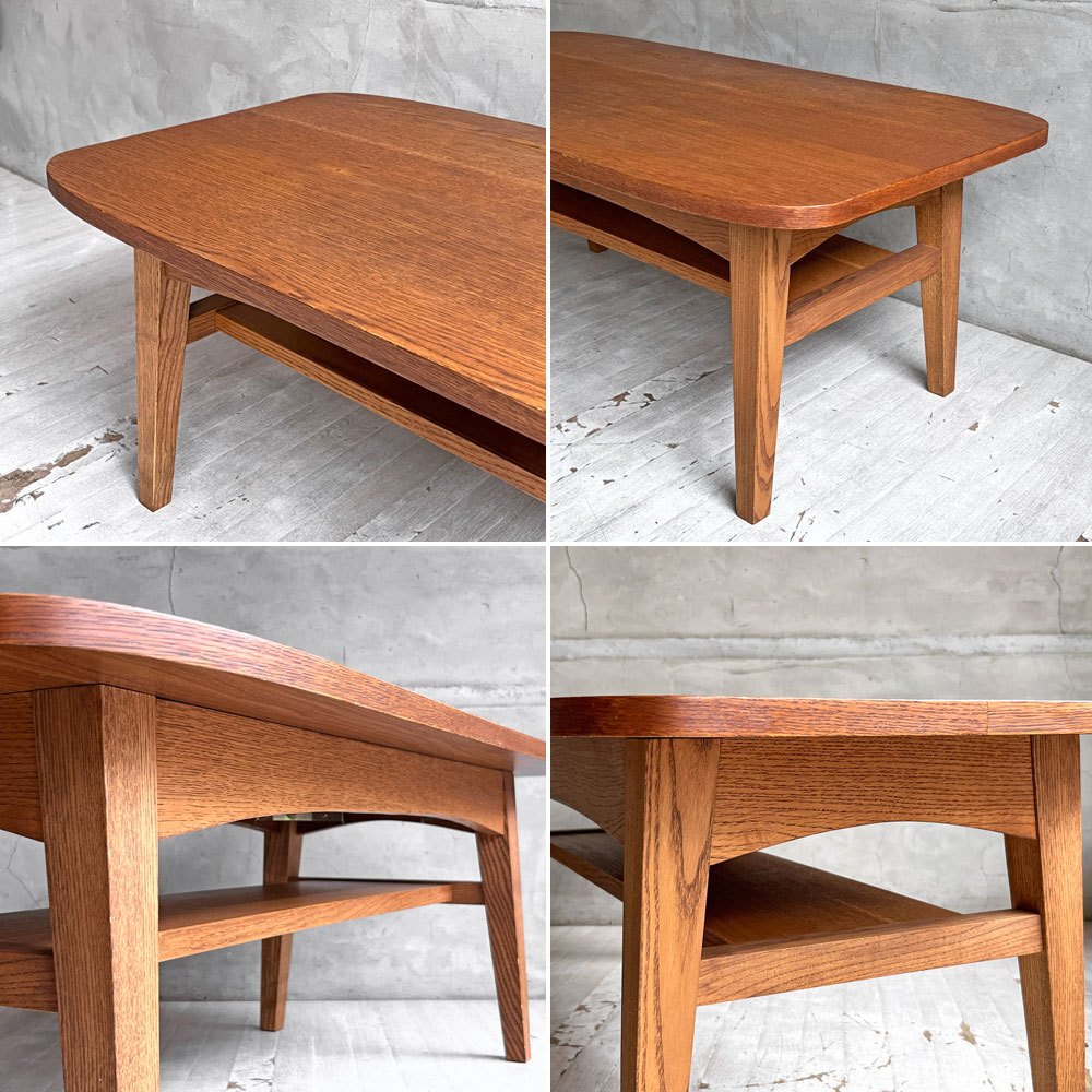 ウニコ unico クルト KURT ローテーブル センターテーブル オーク材 W100cm 北欧スタイル ♪