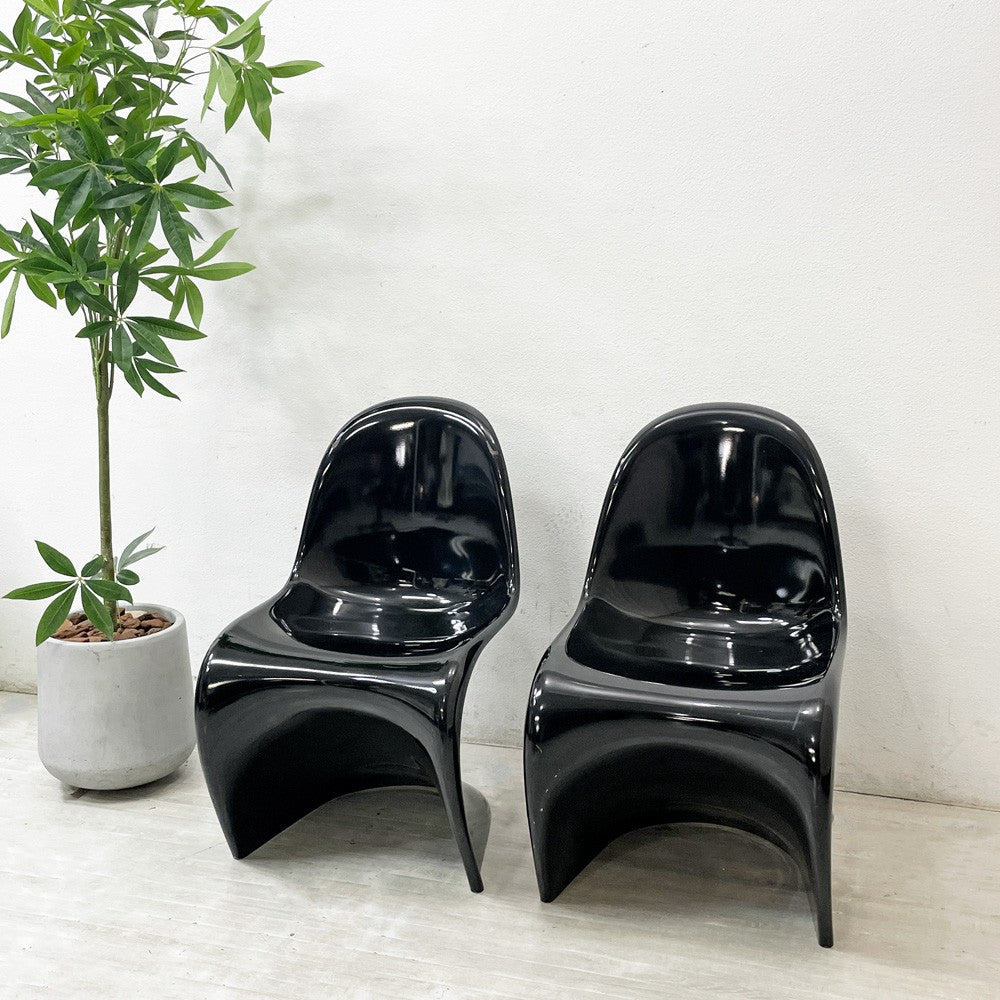 ヴィトラ vitra パントンチェア ビンテージ ヴェルナーパントン Verner Panton FRP製 1984年製 スペースエイジ ミッドセンチュリー B●