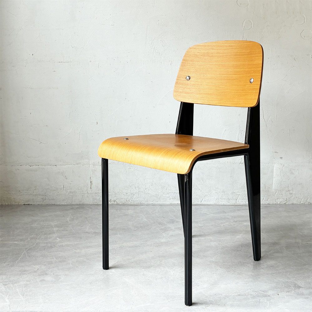 関家具 トーラスチェア Taurus Chair ダイニングチェア アッシュ材×スチール ブラックカラー インダストリアル A ★