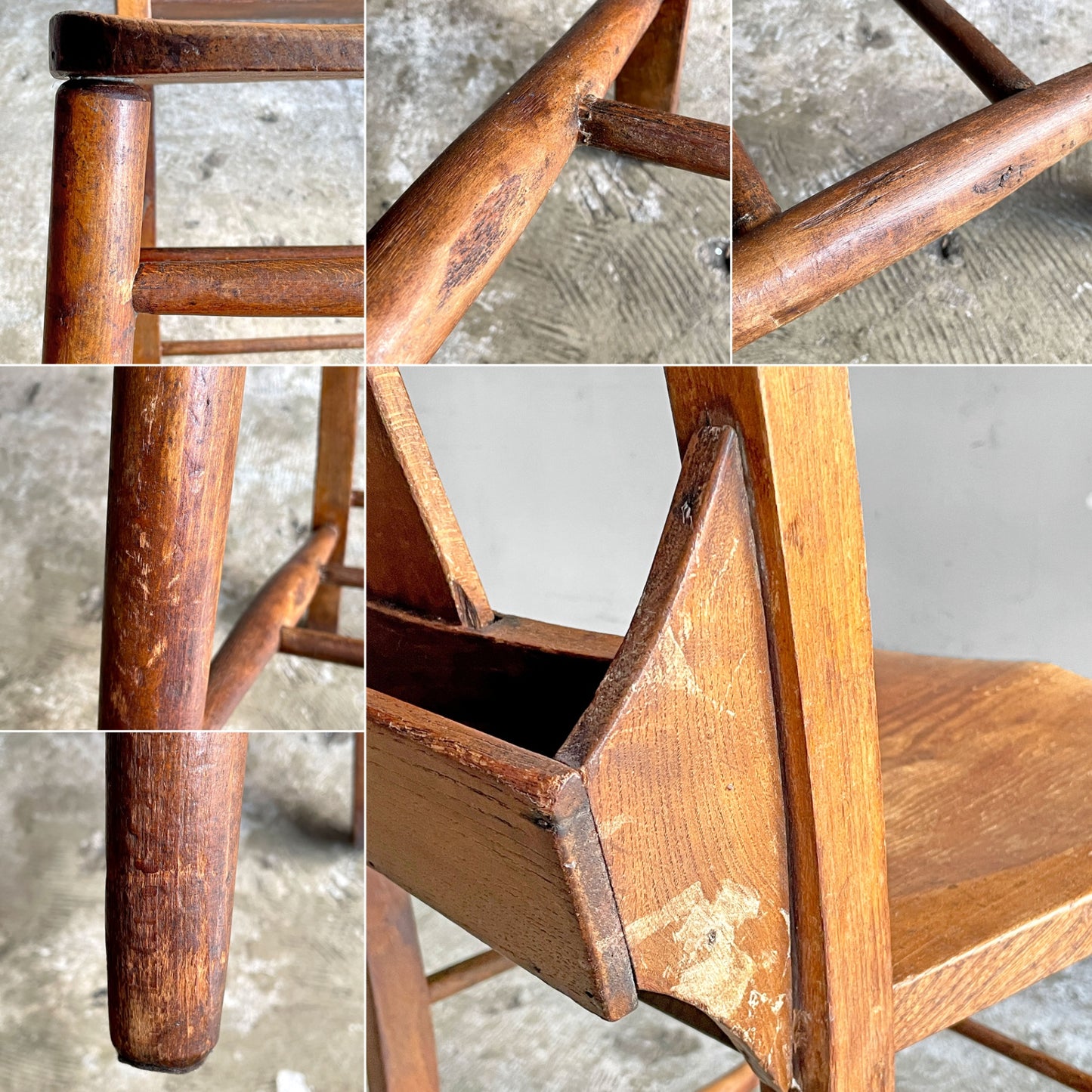 UKビンテージ Vintage チャーチチェア Church Chair チャペルチェア ダイニングチェア バイブルボックス クロス 教会椅子 英国 ■
