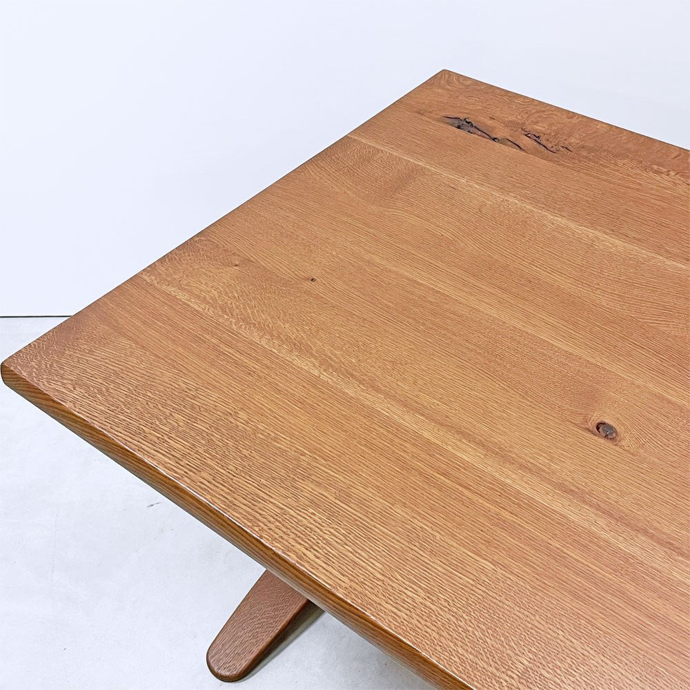 飛騨産業 HIDA 森のことば ダイニングテーブル ホワイトオーク無垢材 DUカラー W145cm 佐々木 敏光 ●