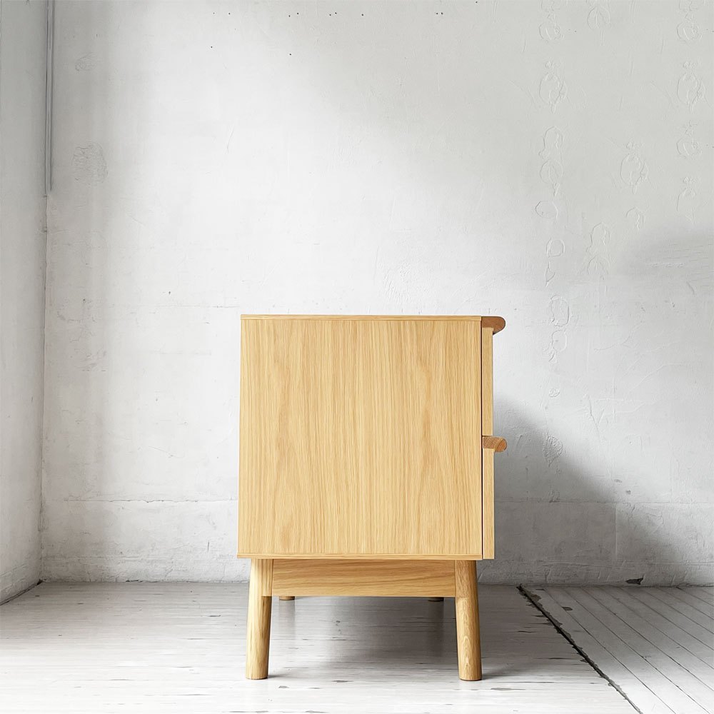 イデー IDEE スティルト サイドボード S STILT SIDEBOARD S W94㎝ オーク材 ホワイト テレビボード マリナ・ボーティエ 北欧モダン 定価￥79.900- ★