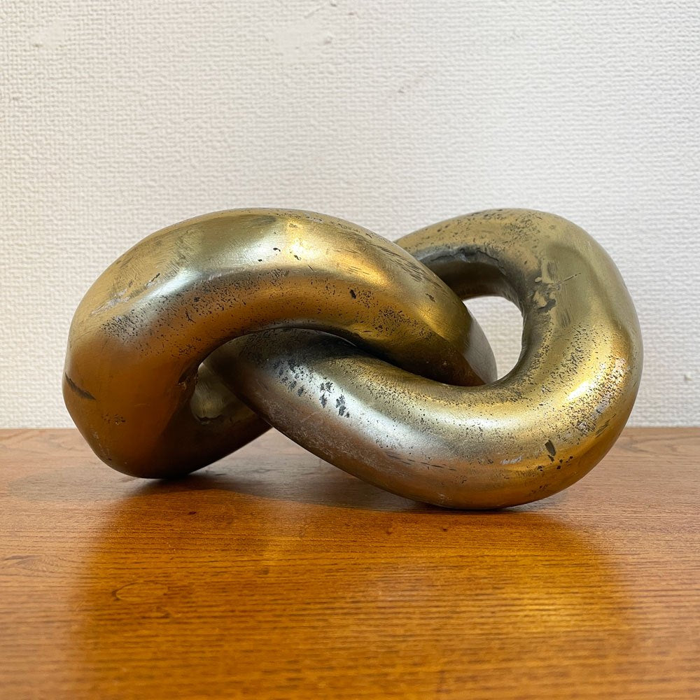 カレ KARE Deco Object Nudo オブジェ 置物 金属 ゴールド色 メビウスの輪 インテリア ドイツ ◎