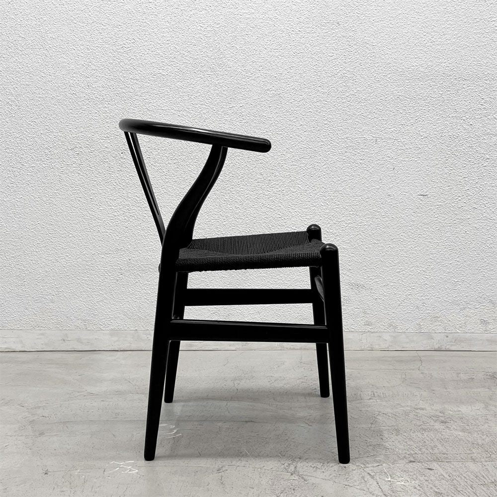 カールハンセン＆サン Carl Hansen & Son CH24 Yチェア ブラックラッカー × ブラックペーパーコード  ハンス・J・ウェグナー オーク材 〓