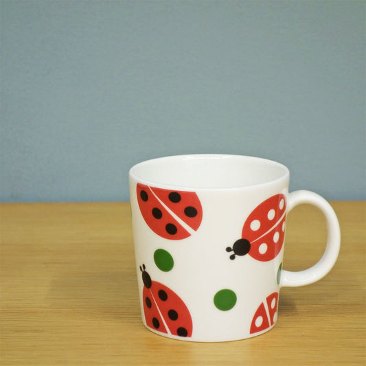 アラビア ARABIA ティーマ TEEMA マグ 赤てんとう虫 ヘイニ・リータフフタ 北欧雑貨 フィンランド 廃番品 ◎