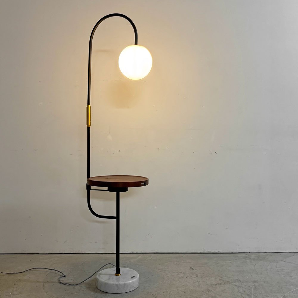ジャーナルスタンダードファニチャー journal standard Furniture j.s.f エウレカ フロアランプ EUREKA FLOOR LAMP サイドテーブル 充電機能 モダンスタイル ●