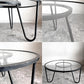 アトリエマテゴ Atelier Mategot ベルビュー コーヒーテーブル Bellevue coffee table ローテーブル ガラス天板 Φ70.5cm マシュー・マテゴ フランスビンテージ ミッドセンチュリー ■