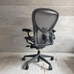 ハーマンミラー Herman Miller アーロンチェア リマスタード フル装備 Cサイズ デスクチェア オフィスチェア グラファイトベース ポスチャーフィットSL ♪
